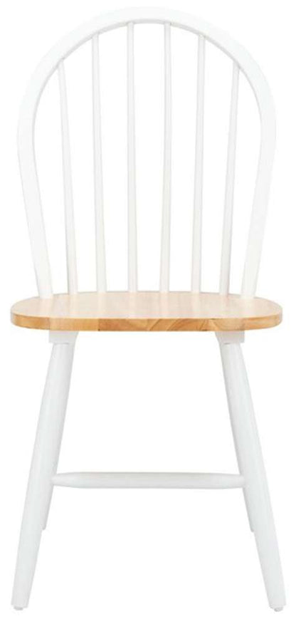 Safavieh - Camden Spindle Dining Chair - White - Natural  (Set of 2) - DCH8501F-SET2 veiw 1