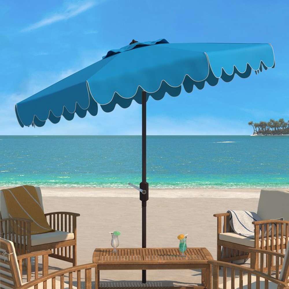 Safavieh - Dorinda 9Ft Crank Umbrella - Pacific - PAT8010P veiw 2