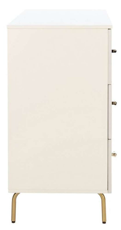 Safavieh - Genevieve 3 Drawer Dresser - Cream - White Washed - DRS5000E veiw 3