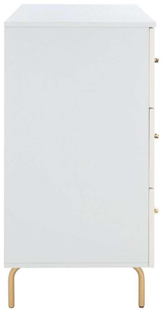 Safavieh - Genevieve 3 Drawer Dresser - Grey - White Washed - DRS5000F veiw 5