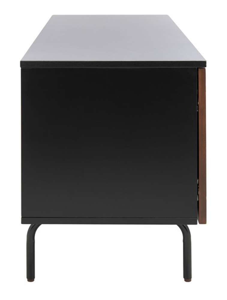 Safavieh - Genevieve Media Stand - Black - Walnut - MED5000F veiw 3