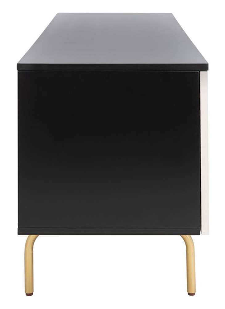 Safavieh - Genevieve Media Stand - Black - White Washed - MED5000B veiw 3