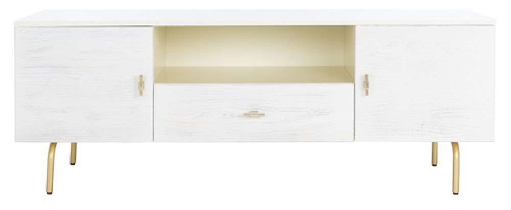 Safavieh - Genevieve Media Stand - Cream - White Washed - MED5000D veiw 1