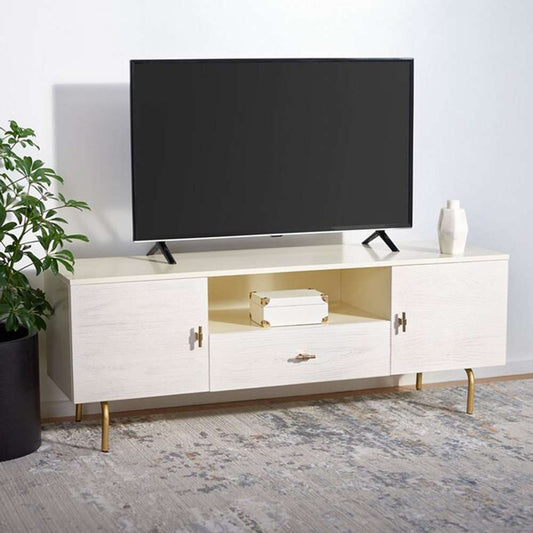 Safavieh - Genevieve Media Stand - Cream - White Washed - MED5000D veiw 2