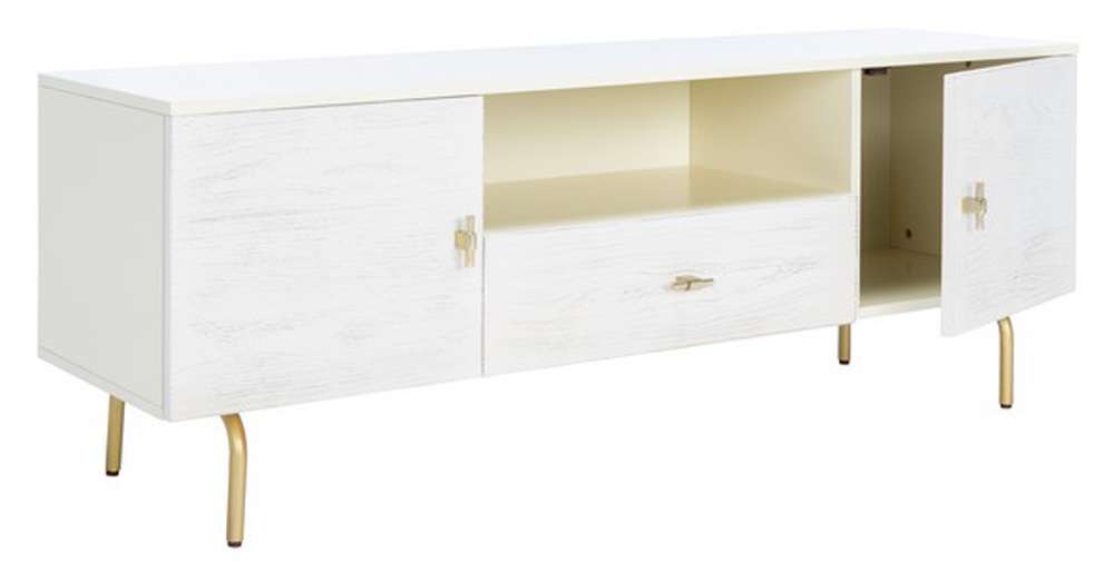 Safavieh - Genevieve Media Stand - Cream - White Washed - MED5000D veiw 4