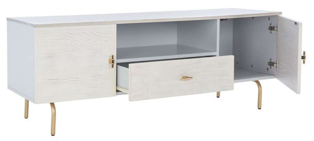 Safavieh - Genevieve Media Stand - Grey - White Washed - MED5000E veiw 4