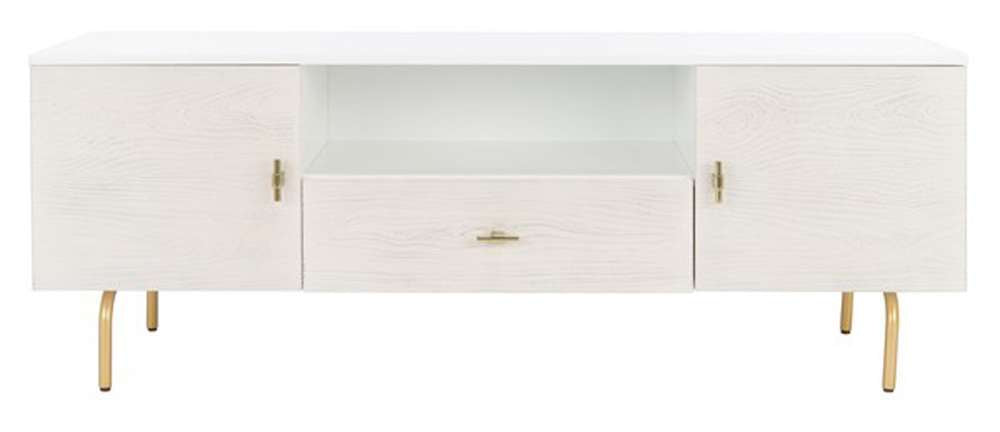 Safavieh - Genevieve Media Stand - White - White Washed - MED5000C veiw 1