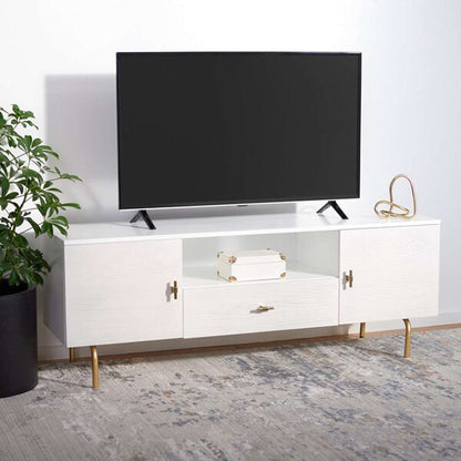 Safavieh - Genevieve Media Stand - White - White Washed - MED5000C veiw 2