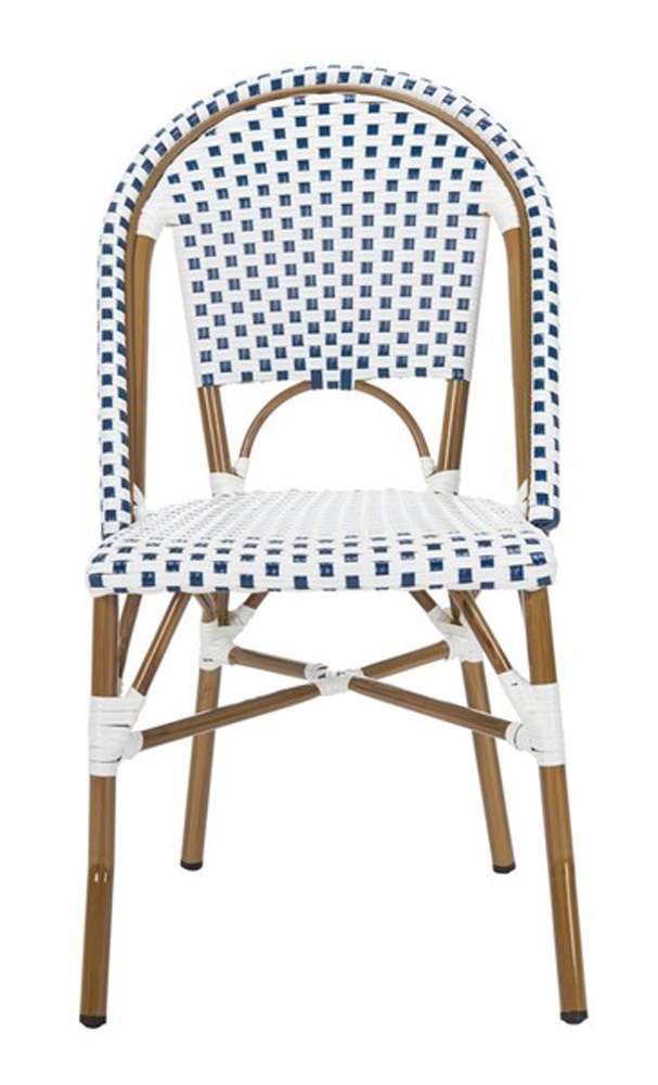Safavieh - Salcha Side Chair - Blue - White  (Set of 2) - FOX5210A-SET2 veiw 1