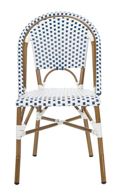 Safavieh - Salcha Side Chair - Blue - White  (Set of 2) - FOX5210A-SET2 veiw 1