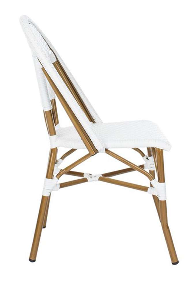 Safavieh - Salcha Side Chair - White  (Set of 2) - FOX5210L-SET2 veiw 4