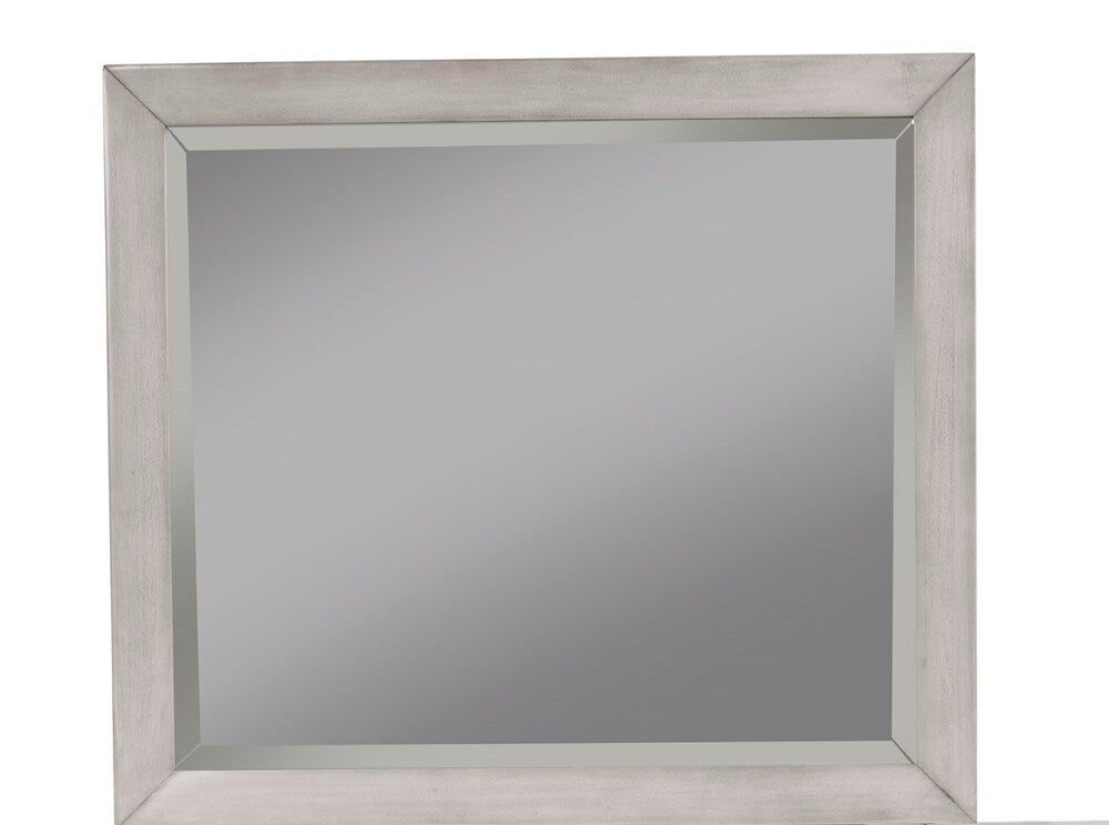 Alpine Furniture - Flynn Mid Century Modern Mirror, Gray - 966G-06 veiw 1