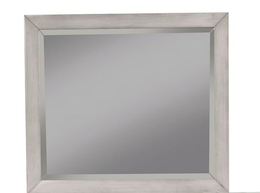 Alpine Furniture - Flynn Mid Century Modern Mirror, Gray - 966G-06 veiw 1