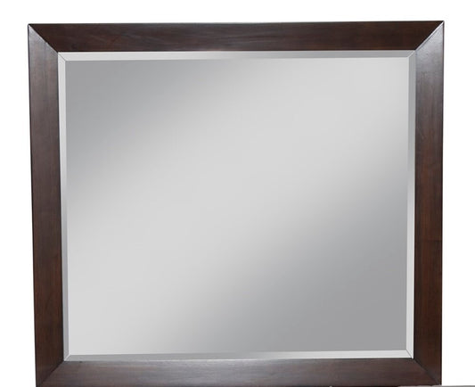 Alpine Furniture - Flynn Mid Century Modern Mirror, Walnut - 966WAL-06 veiw 1