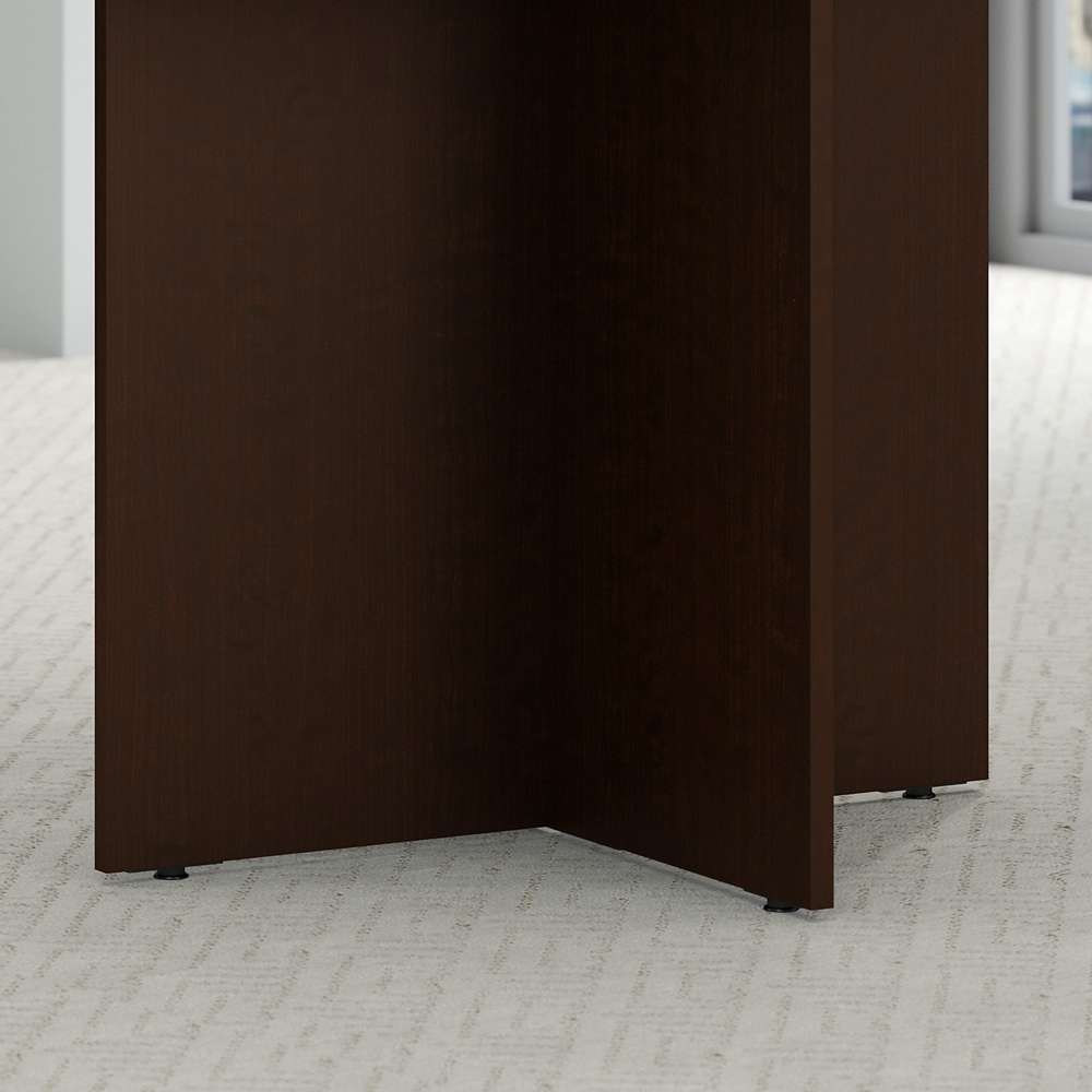 Bush Furniture - BBF 42W Round Conference Table w Wood Base in Mocha Cherry - 99TB42RMR veiw 4