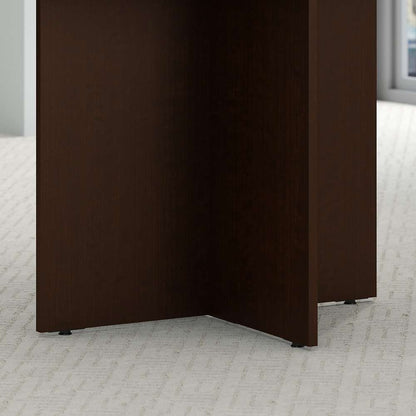 Bush Furniture - BBF 42W Round Conference Table w Wood Base in Mocha Cherry - 99TB42RMR veiw 4