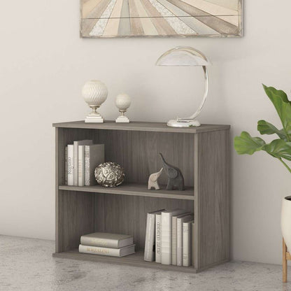 Bush Furniture - BBF Small 2 Shelf Bookcase in Modern Hickory - BK3036MH veiw 2