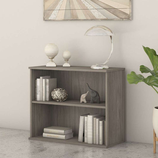 Bush Furniture - BBF Small 2 Shelf Bookcase in Modern Hickory - BK3036MH veiw 2