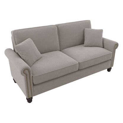 Bush Furniture - Coventry 73W Sofa in Beige Herringbone - CVJ73BBGH-03K veiw 1
