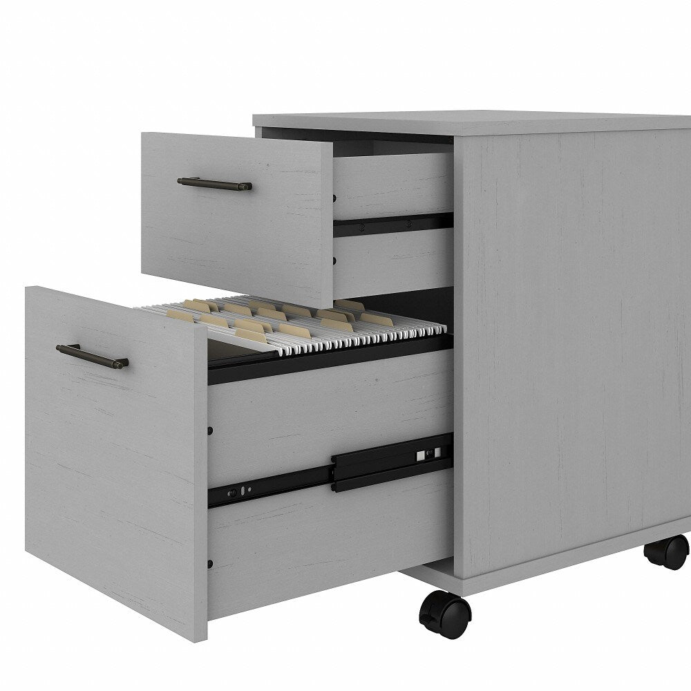 Bush Furniture - Key West 2 Drawer Mobile File Cabinet in Cape Cod Gray - KWF116CG-03 veiw 4