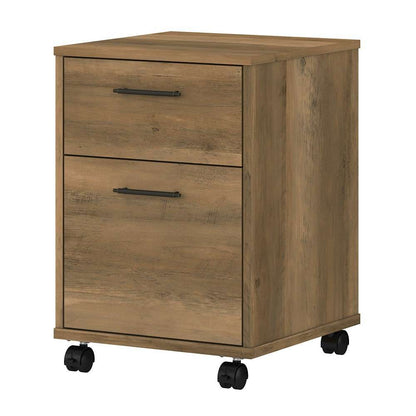 Bush Furniture - Key West 2 Drawer Mobile File Cabinet in Reclaimed Pine - KWF116RCP-03 veiw 1