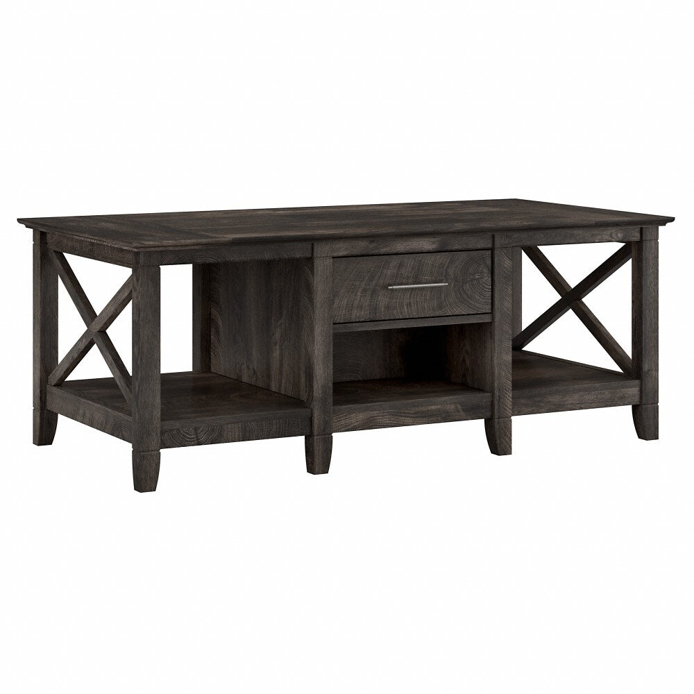 Bush Furniture - Key West Coffee Table in Dark Gray Hickory - KWT148GH-03 veiw 1