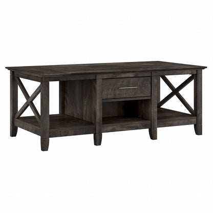 Bush Furniture - Key West Coffee Table in Dark Gray Hickory - KWT148GH-03 veiw 1