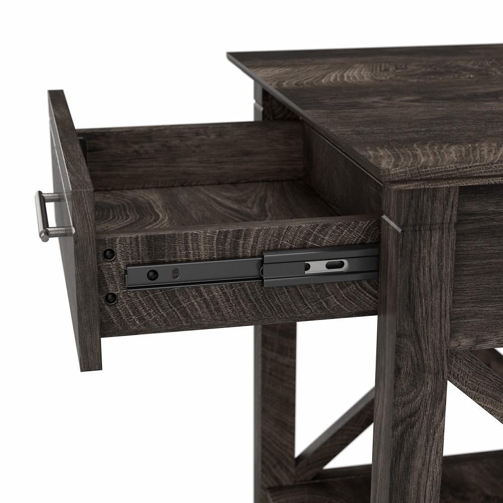 Bush Furniture - Key West End Table in Dark Gray Hickory - KWT120GH-03 veiw 3