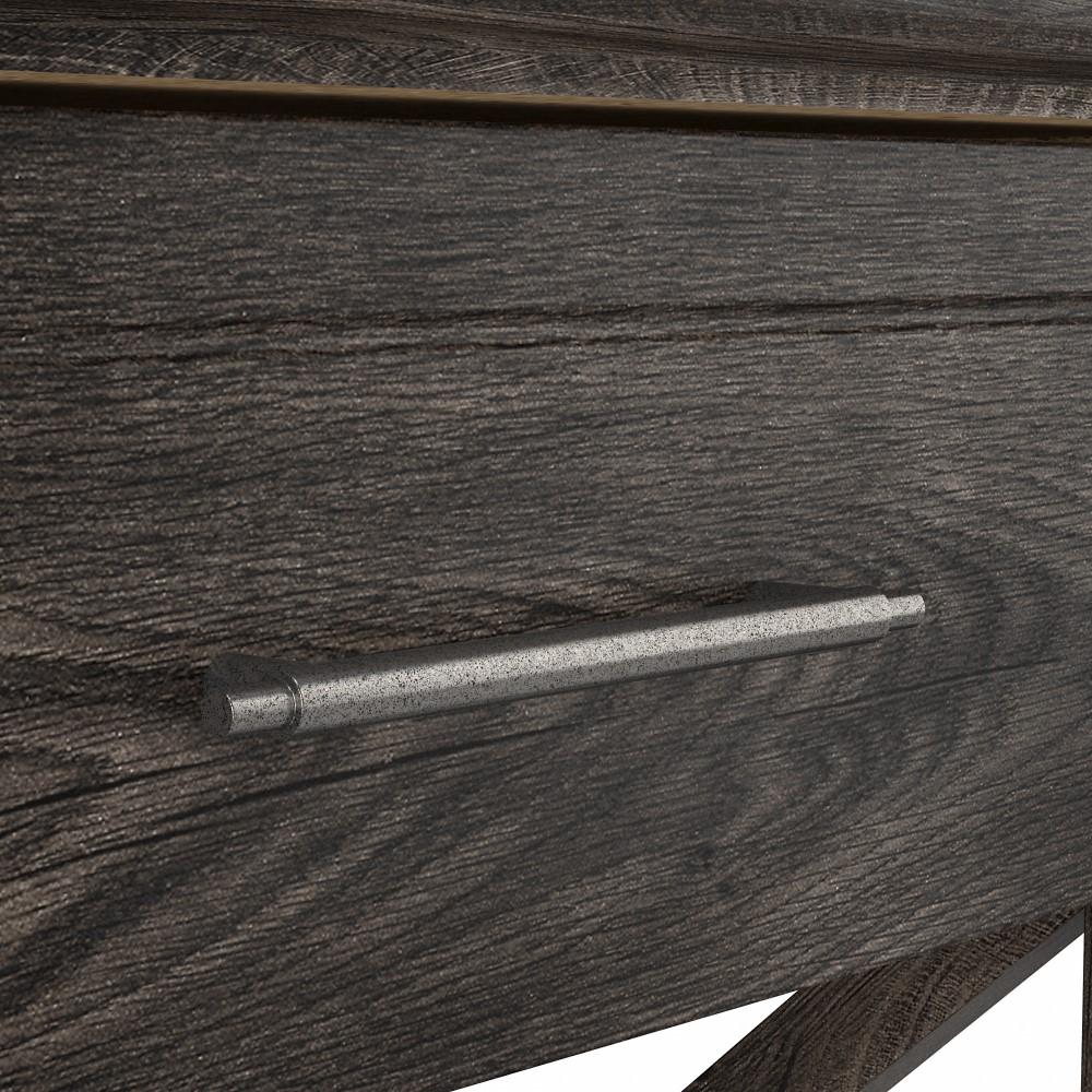 Bush Furniture - Key West End Table in Dark Gray Hickory - KWT120GH-03 veiw 4