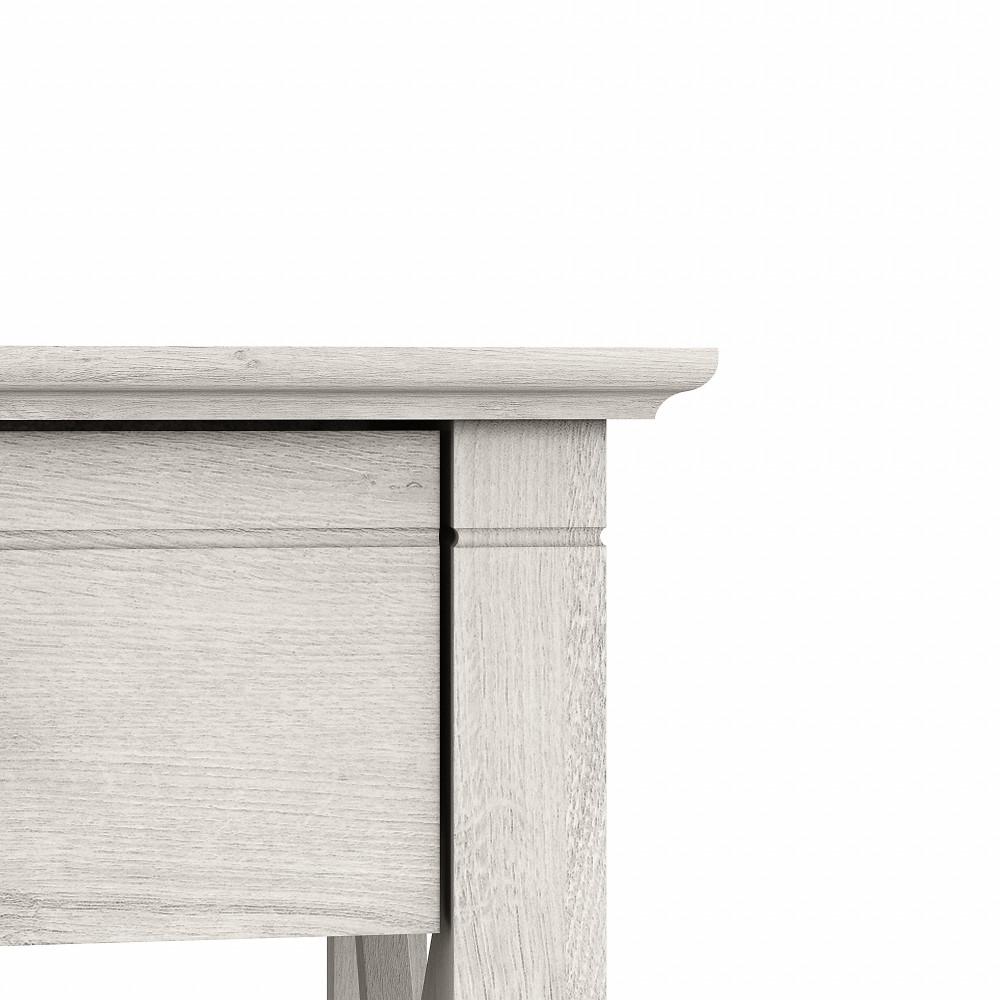 Bush Furniture - Key West End Table with Storage in Linen White Oak - KWT120LW-03 veiw 5