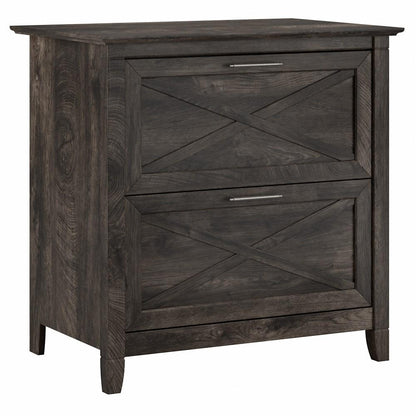 Bush Furniture - Key West Lateral File in Dark Gray Hickory - KWF130GH-03 veiw 1