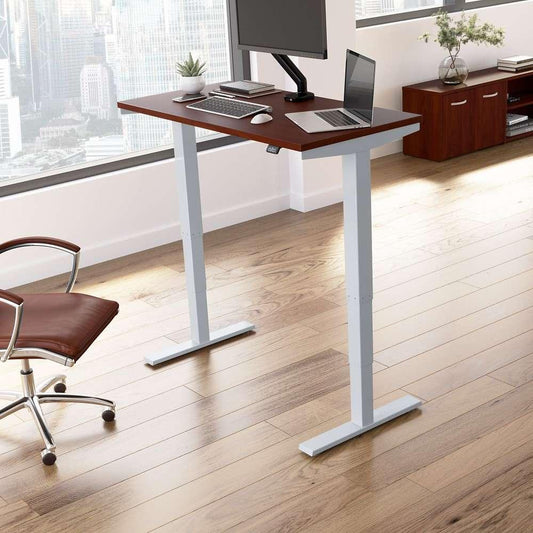Bush Furniture - Move 40 Series 48Wx24D Electric Height Adjustable Standing Desk in Hansen Cherry - M4S4824HCSK veiw 2