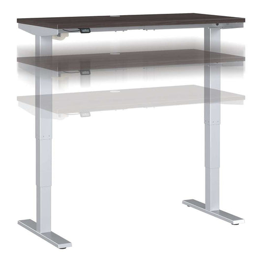 Bush Furniture - Move 40 Series 48Wx24D Electric Height Adjustable Standing Desk in Storm Gray - M4S4824SGSK veiw 1