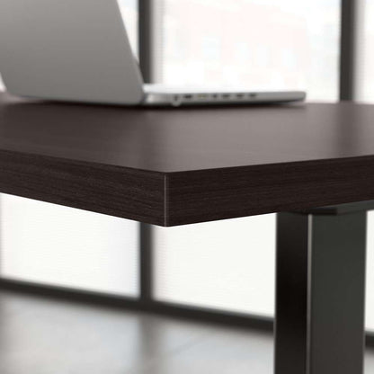 Bush Business Furniture - Move 60 Series 60W x 30D Electric Height Adjustable Standing Desk in Black Walnut with Black Base - M6S6030BWBK veiw 3