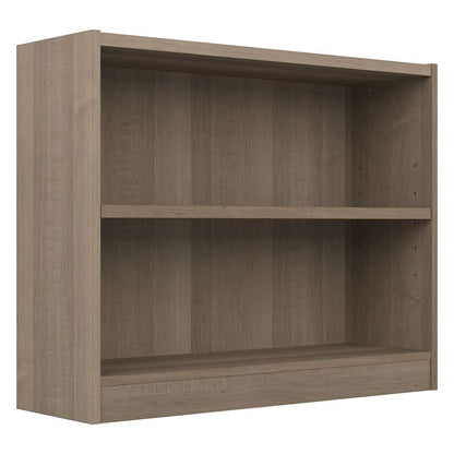 Bush Furniture - Universal  2 Shelf Bookcase in Ash Gray - WL12426 veiw 1