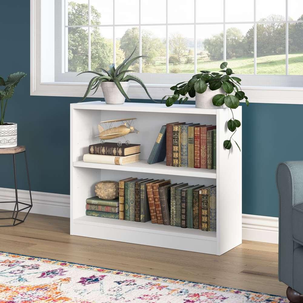 Bush Furniture - Universal  2 Shelf Bookcase in White - WL12413 veiw 1