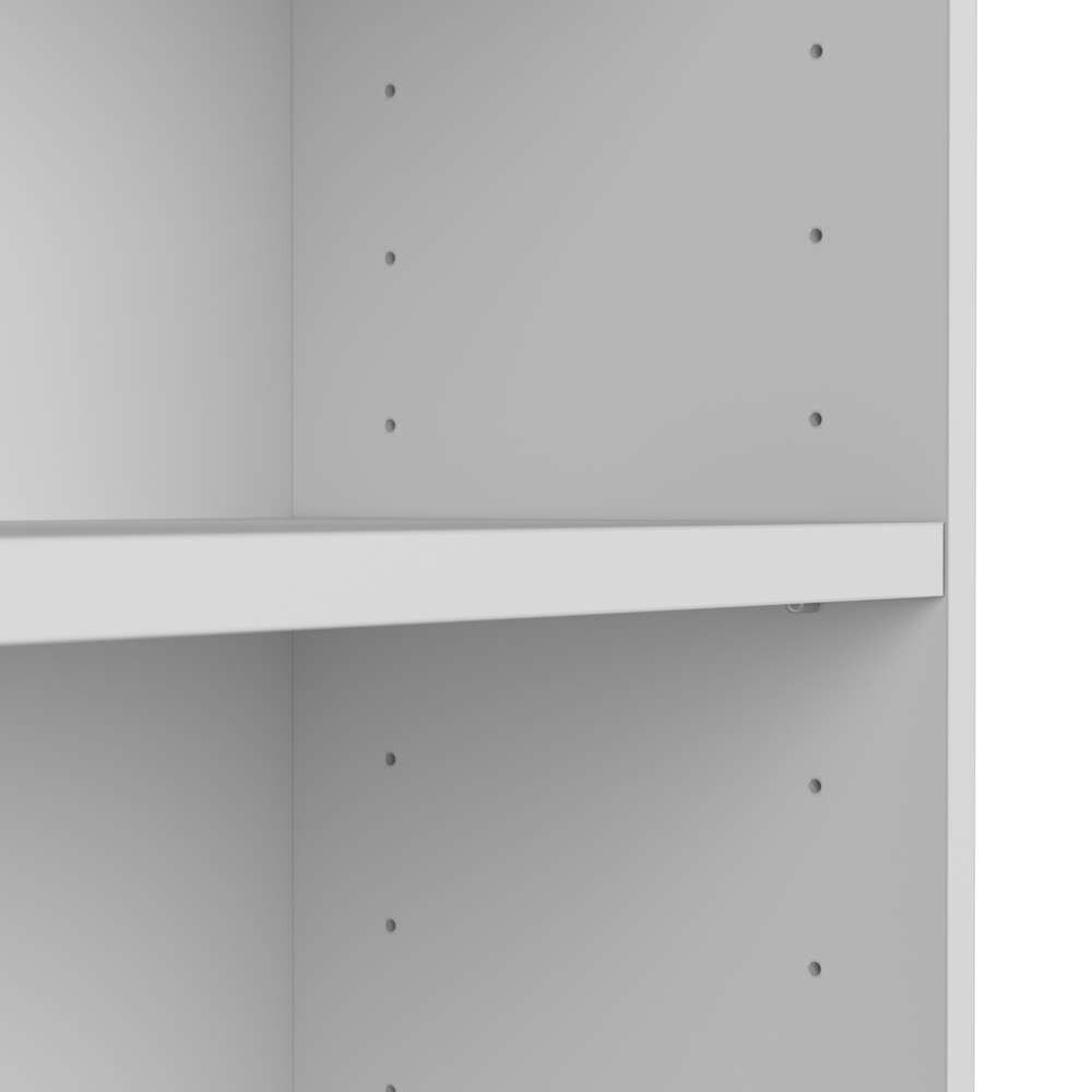 Bush Furniture - Universal  2 Shelf Bookcase in White - WL12413 veiw 3