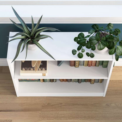 Bush Furniture - Universal  2 Shelf Bookcase in White - WL12413 veiw 4