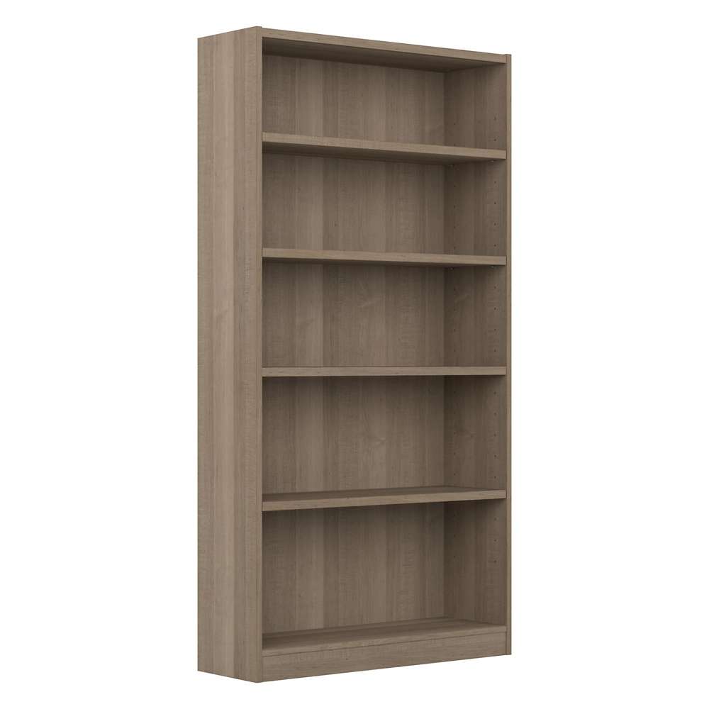 Bush Furniture - Universal  5 Shelf Bookcase in Ash Gray - WL12427 veiw 1