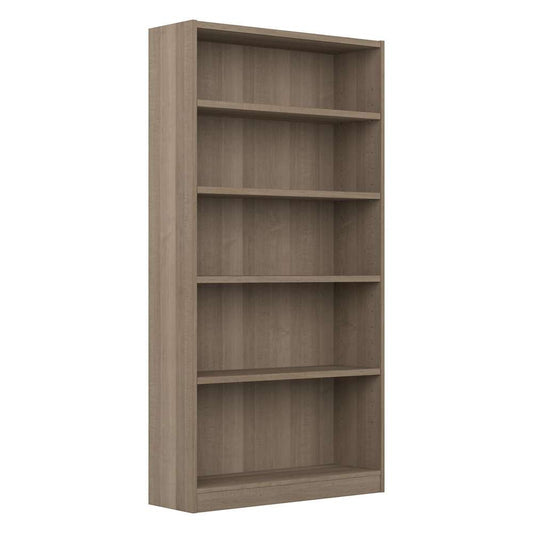 Bush Furniture - Universal  5 Shelf Bookcase in Ash Gray - WL12427 veiw 1