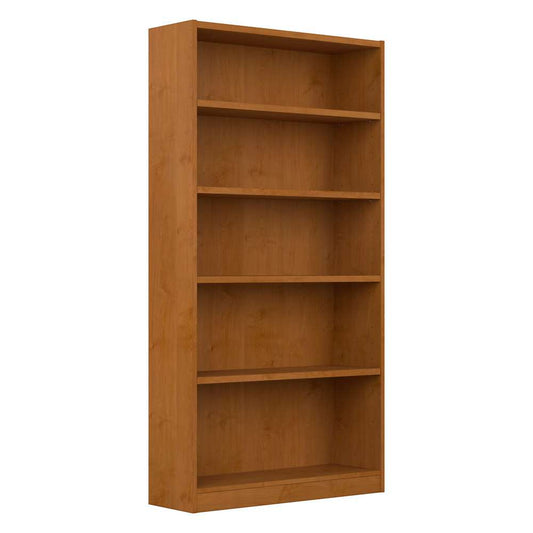 Bush Furniture - Universal  5 Shelf Bookcase in Natural Cherry - WL12467 veiw 1