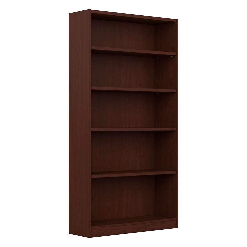 Bush Furniture - Universal  5 Shelf Bookcase in Vogue Cherry - WL12439 veiw 1