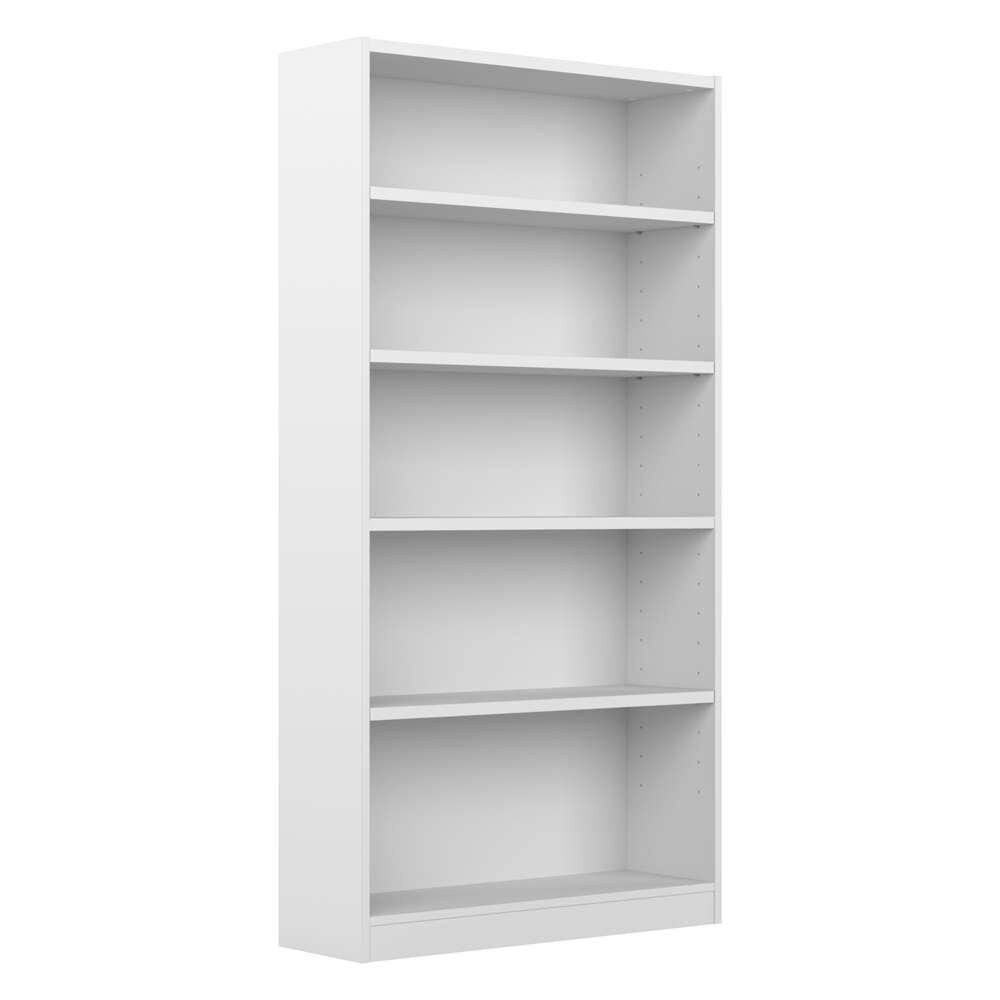Bush Furniture - Universal  5 Shelf Bookcase in White - WL12417 veiw 2