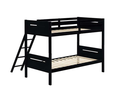 Coaster -  Littleton Bunk Bed Twin/Twin Bunk Bed - 405051BLK veiw 4