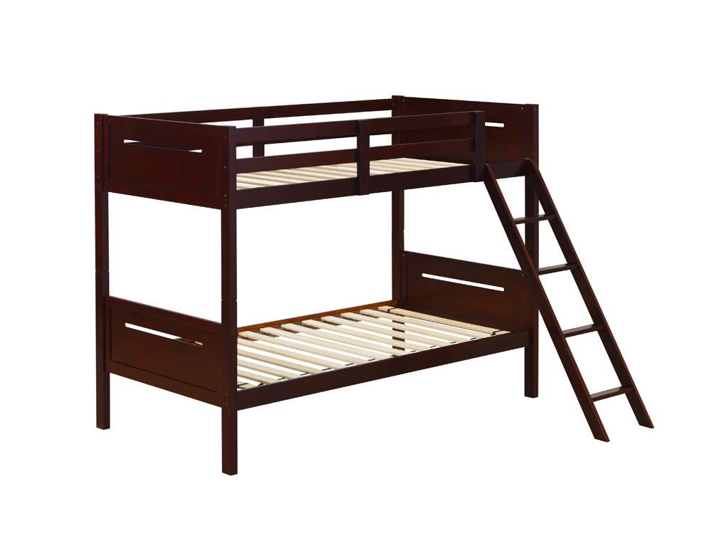 Coaster -  Littleton Bunk Bed Twin/Twin Bunk Bed - 405051BRN veiw 3