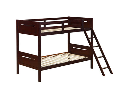 Coaster -  Littleton Bunk Bed Twin/Twin Bunk Bed - 405051BRN veiw 3