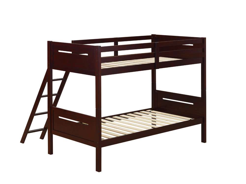Coaster -  Littleton Bunk Bed Twin/Twin Bunk Bed - 405051BRN veiw 4