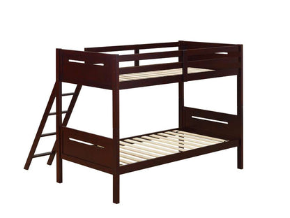 Coaster -  Littleton Bunk Bed Twin/Twin Bunk Bed - 405051BRN veiw 4