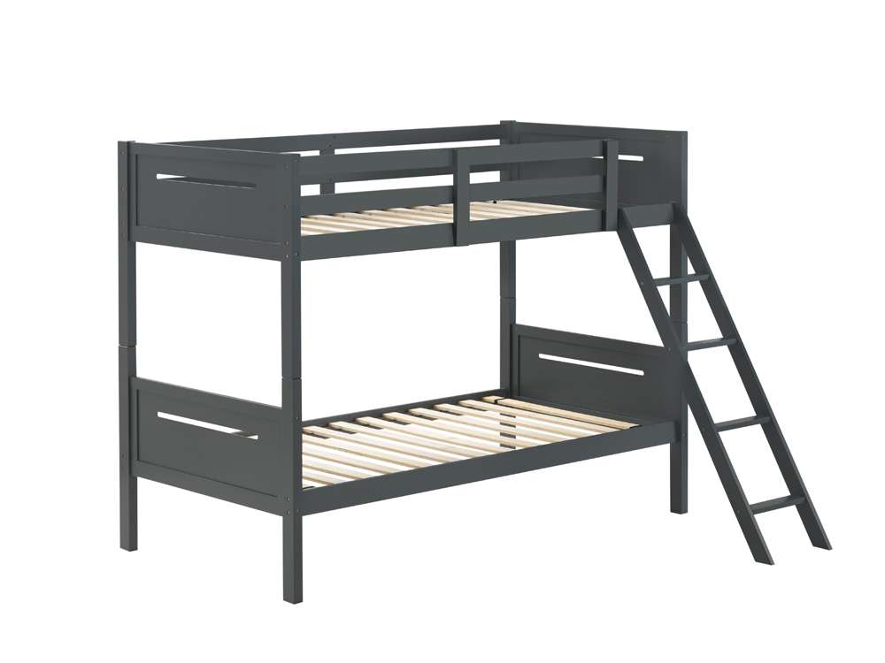 Coaster -  Littleton Bunk Bed Twin/Twin Bunk Bed - 405051GRY veiw 3