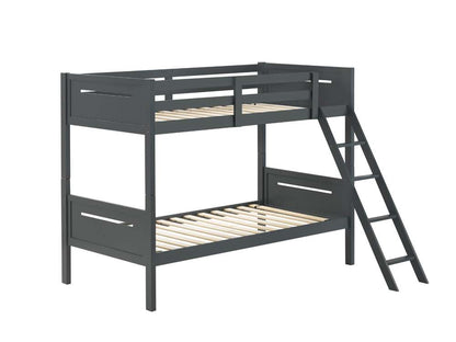 Coaster -  Littleton Bunk Bed Twin/Twin Bunk Bed - 405051GRY veiw 3